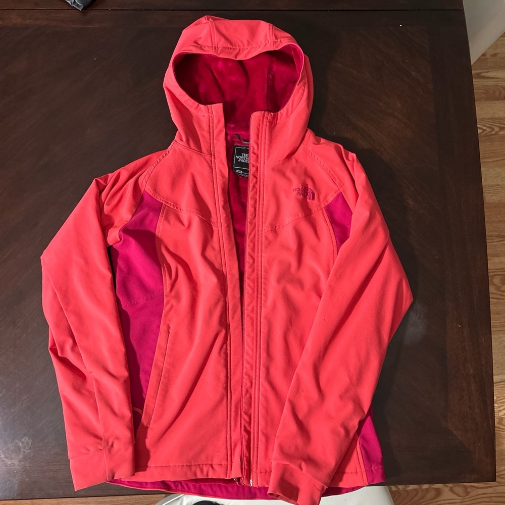 The North Face jacket with Hood, and fuzzy lining
